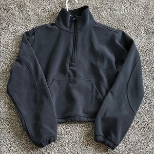 Black Lululemon Quarter-Zip Pullover